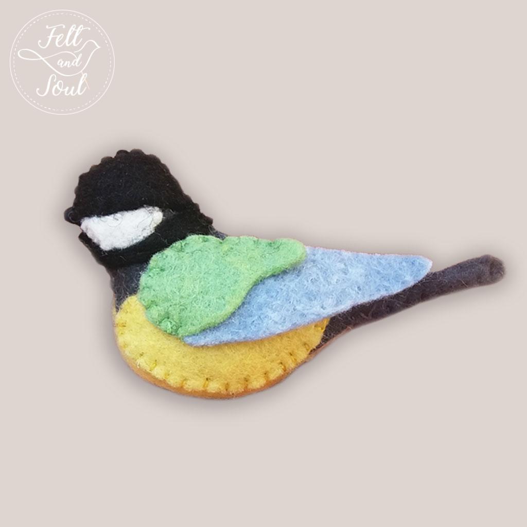 Felt and Soul - cinke gyapjúfilc madár